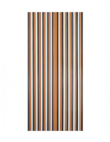 Декоративна завеса за врата с ресни Conacord - 90х200 см, бежово-кафяво