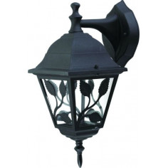 Градинска лампа Haga - 100 W, E27, IP44, за стенен монтаж, горно окачване