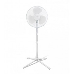 Вентилатор - стоящ в бял цвят, 50 W, 40 см