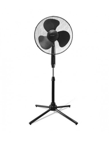 Вентилатор - стоящ в черен цвят, 50 W, 40 см