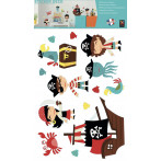 Декоративен стикер 'Pirates', 48x68 см