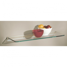 Стъклен рафт  Glassline Standard - 60х15х8 см, прозрачен
