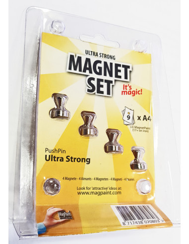 Неодимови магнитни пионки MagPaint - 4 броя