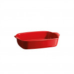 Комплект от 2 броя керамични форми за печене "RECTANGULAR OVEN DISH "- цвят червен - emile henry