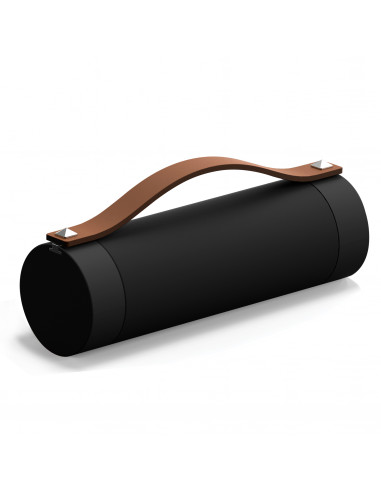 Двустенна термо бутилка “THE CLUTCH“ - 410 мл - цвят черен - asobu