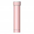 Двустенна термо бутилка “SKINNY MINI“ - 230 мл - цвят розов - asobu