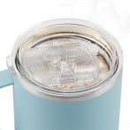 Термо чаша с керамично покритие “ULTIMATE“ - 360 мл - цвят син - asobu