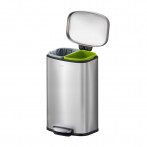 Кош за разделно събиране на отпадъци с педал “OLI - CUBE“ - 2 х 20 литра - мат - EKO