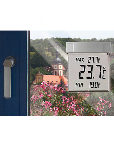 Дигитален термометър за прозорец - От -25 до 70°C