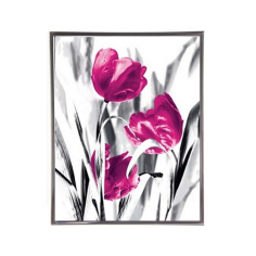 Imagén: Картина Пролетни лалета - 50х40 см, принт, с пластмасова рамка