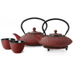 Подложка за чугунен чайник “Xilin“ - цвят червен - BREDEMEIJER