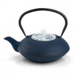 Чугунен чайник “Yantai“ - 1,2л - цвят тъмно син - BREDEMEIJER
