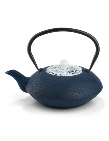 Чугунен чайник “Yantai“ - 1,2л - цвят тъмно син - BREDEMEIJER