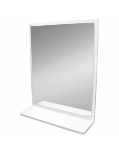 Огледало Alpina - ШхВ 66х54 см, с MDF рамка и полица