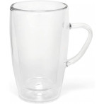 Комплект от 2 бр двустенни стъклени чаши - 100 мл