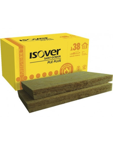 Каменна вата Isover PLE PLUS - 1000х600х50 мм, 12 броя