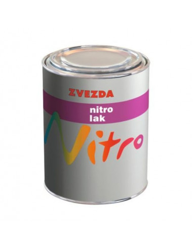 Завършващ лак Zvezda Nitro, сатен, 0,750 л