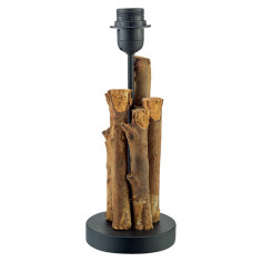 Imagén: Основа за стояща лампа Home Sweet Home Bindy - 40 W, Е27, 33 см, метал и дърво