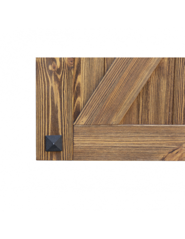 Декоративен пин за дървена плъзгаща се врата Radex Loft 216-093 - Метал, черен