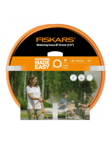 Градински маркуч Fiskars Q4 - Дължина 50 м, Ø13 мм (1/2“)