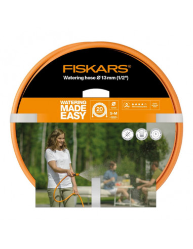 Градински маркуч Fiskars Q4 - Дължина 20 м, Ø13 мм (1/2“)
