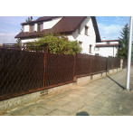 Визуална защита за ограда от ратан