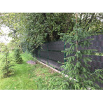 Ратанова лента за ограда - 19/255 см - RD 02 тъмно кафява