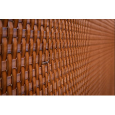 Imagén: Екран за балкон и ограда от полиратан -  0,9х3 м - RD 13 меден цвят