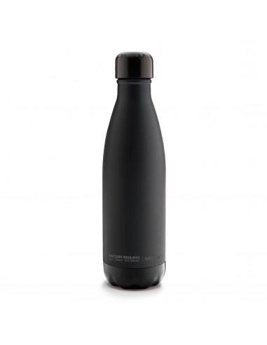 Двустенна термо бутилка с вакуумна изолация “CENTRAL PARK“ - 500 мл - черна