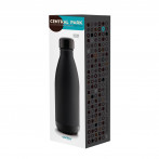Двустенна термо бутилка с вакуумна изолация “CENTRAL PARK“ - 500 мл - черна