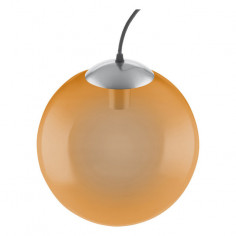 Imagén: Пендел Ledvance Bubble Orange - До 60 W, 1хЕ27, Ø300 мм, оранжево опушено