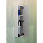 Колонен шкаф Елегант универсал - 21х28х120 см, PVC, бял, 1 врата