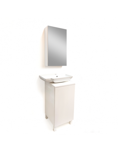 Комплект мебел за баня Перла - Шкаф под умивалник, огледален шкаф