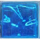 Стъклени тухли - сини 19x19x8 см