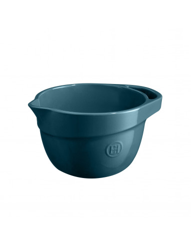 Керамична купа за смесване "MIXING BOWL"  - 2,5 л - цвят синьо-зелен