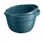 Керамична купа за смесване "MIXING BOWL"  - 3,5 л - цвят синьо-зелен