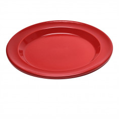 Керамична основна чиния "DINNER PLATE" - цвят червен