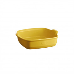 Керамична тава "SQUARE OVEN DISH"- 22х22см - цвят жълт