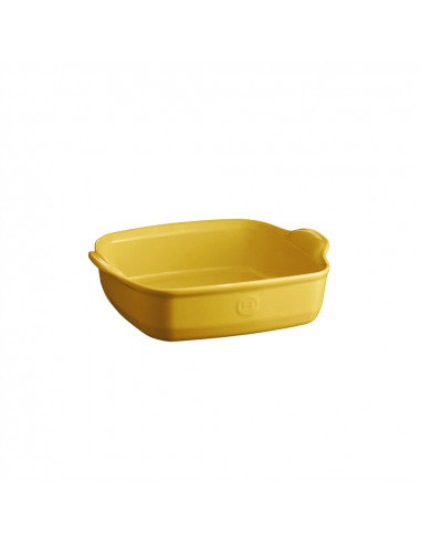 Керамична тава "SQUARE OVEN DISH"- 22х22см - цвят жълт