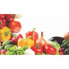 Гланцов принт - термоустойчив гръб за кухня - зеленчуци