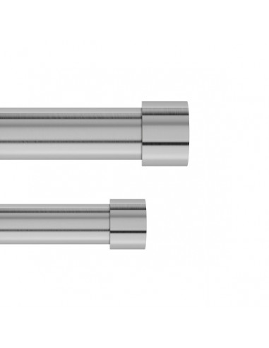 Двоен корниз “CAPPA“ - цвят никел - размер 167-304 см.