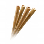 Бамбукови сламки 4 бр. с четка за почистване