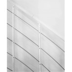 VENEZIA - бели стъпала от бук, бял парапет - диаметър - Ø: 120, 140 и 160 см
