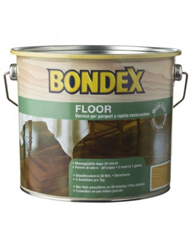 Полиуретанов лак Bondex Floor - 0,75 л, безцветен, сатен