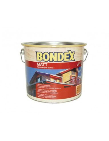 Лазурен лак Bondex Matt - 0,75 л, безцветен, мат
