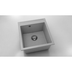 Imagén: Кухненска мивка 1006 - 46х51 см, гранит, сива