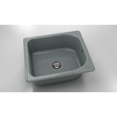 Кухненска мивка 251 - 60х51 см, граниксит, сива