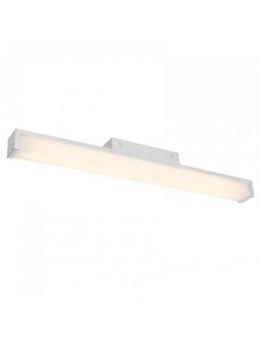 LED осветително тяло за баня Globo Tiffo - 12 W, 4000 К, 840 lm, ДхВ 62х5 см, хром