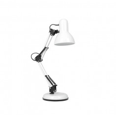 Настолна лампа Eglo Colinezza 75599 - 20 W, 53 см, 1хE14, метална, черна, бяла