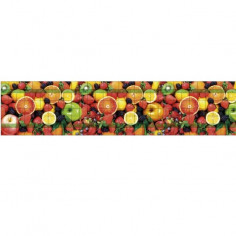 Imagén: PVC стенен панел Fruit Dessert - 3 части, 92,2х64,5х0,6 см